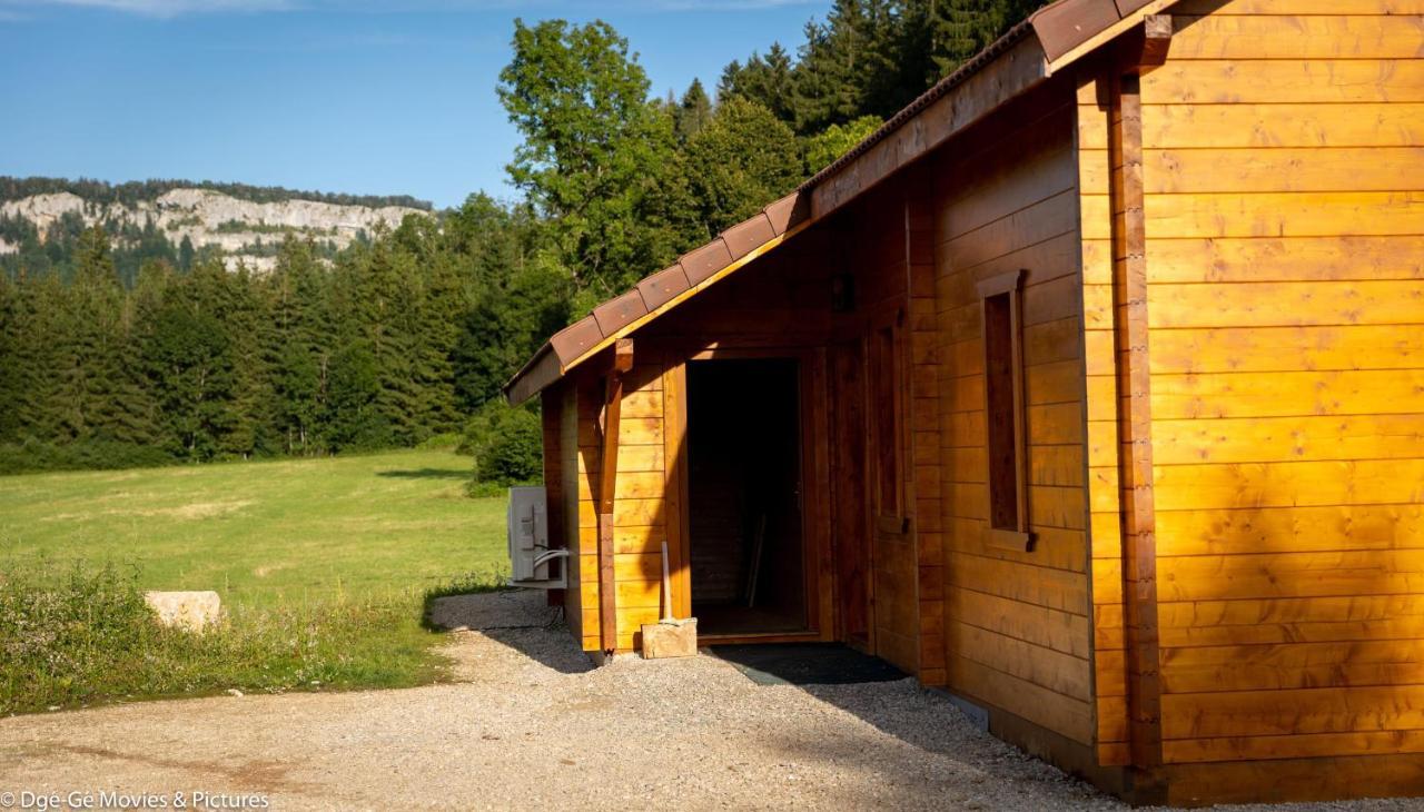 Les Jardins Du Herisson Chalet 2 Bonlieu Экстерьер фото