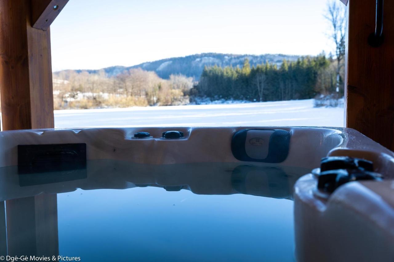 Les Jardins Du Herisson Chalet 2 Bonlieu Экстерьер фото